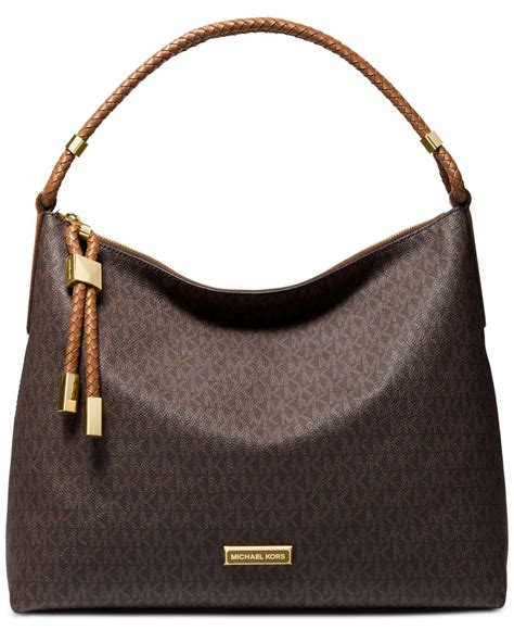 handgelenktasche lexington michael kors|Lexington Large Logo Shoulder Bag .